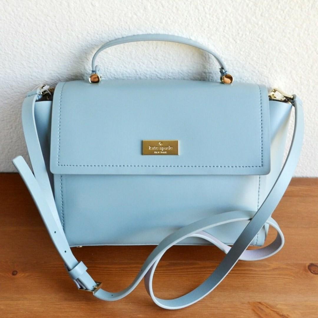 kate spade light blue crossbody purse