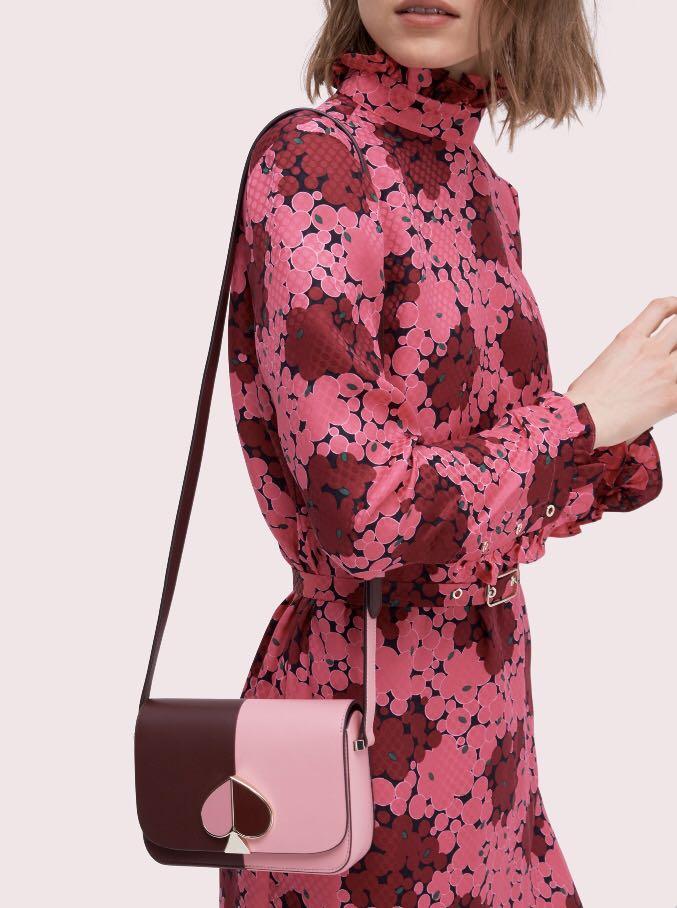 Rococo pink kate spade handbag online