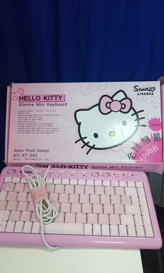 Keyboard Hello Kitty Electronics Computer Parts
