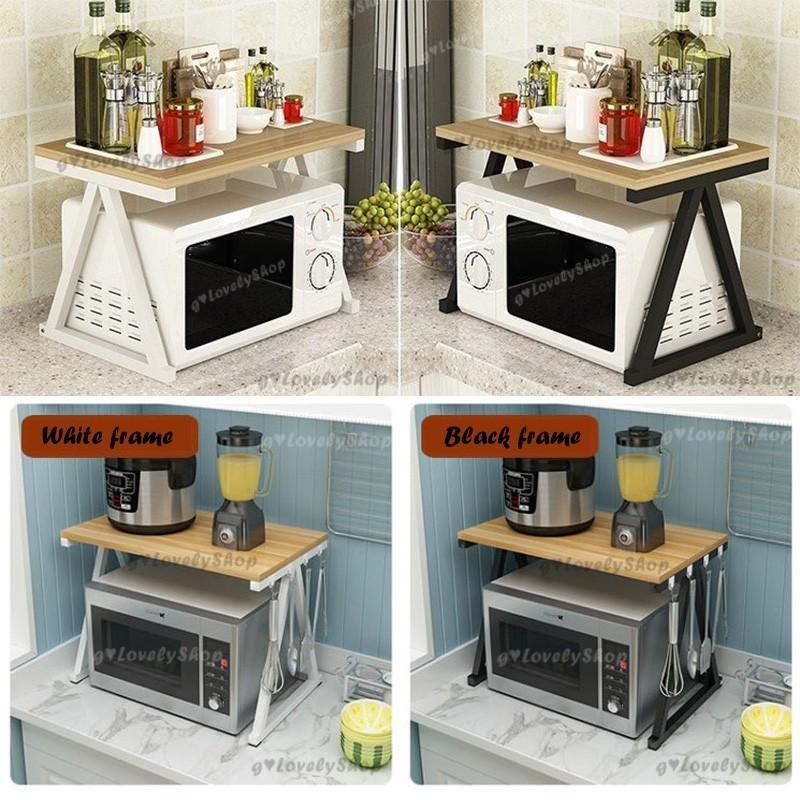 Kitchen Microwave Rack Space Saver Triangle Frame Furniture