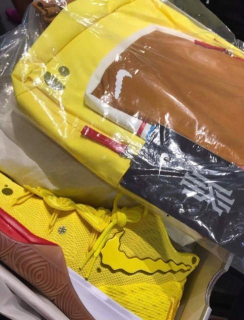 spongebob backpack kyrie