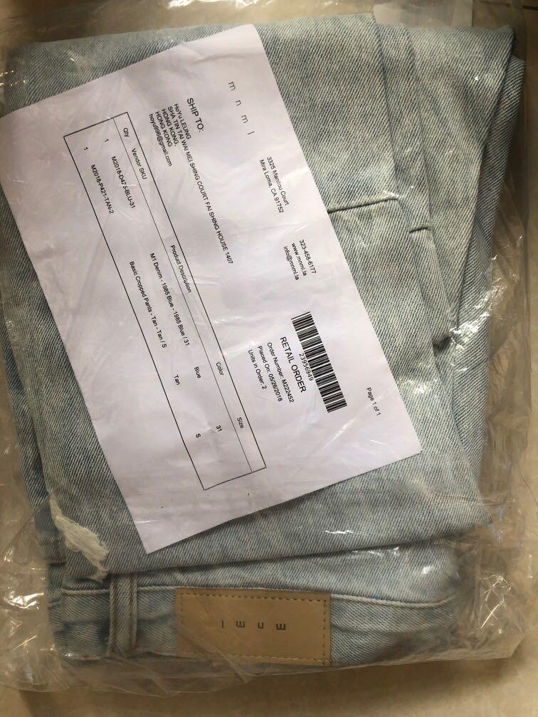M1 mnml blue denim Carousell