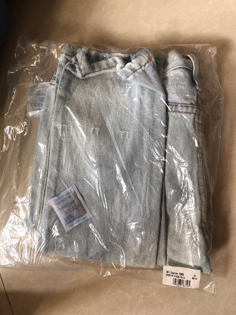 M1 mnml blue denim Carousell