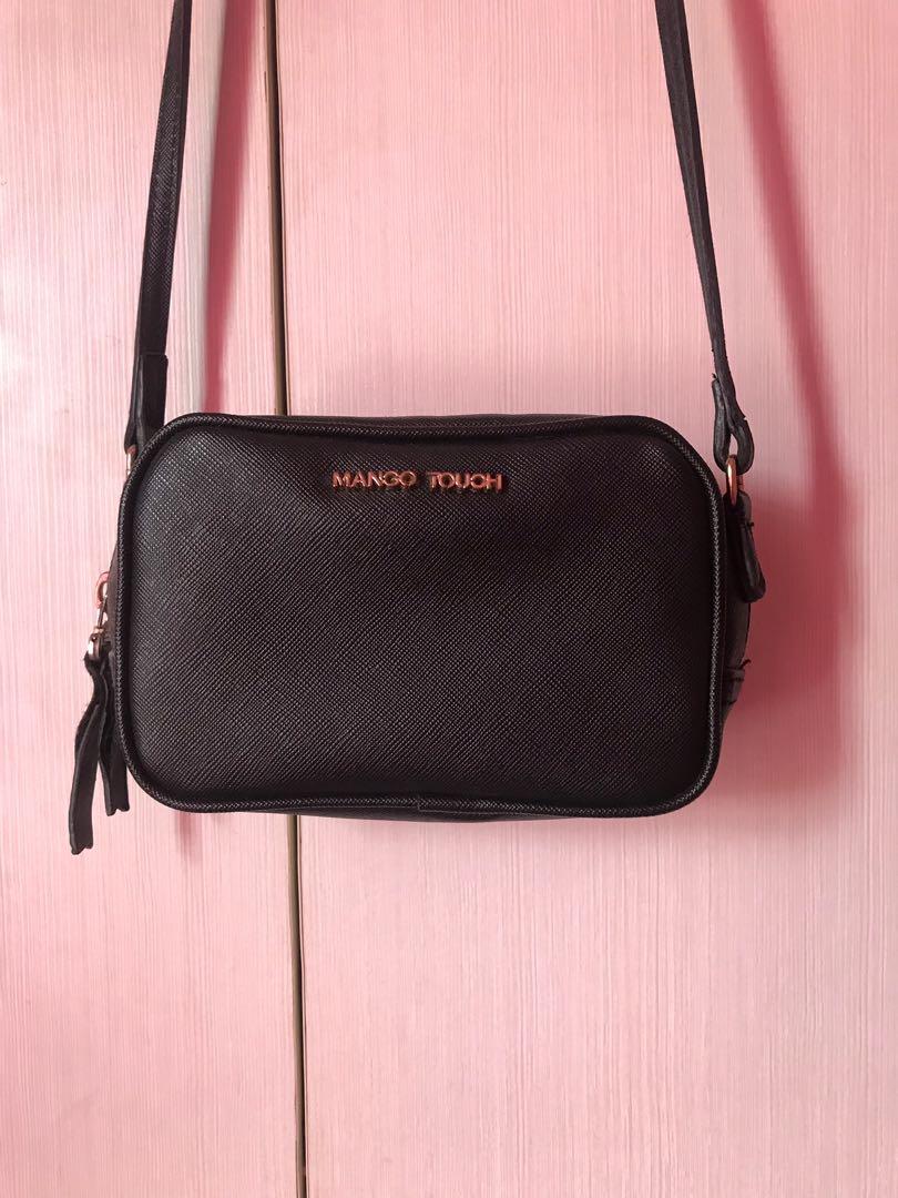 ORIGINAL Mango Touch Sling Bag Black Women s Fashion Bags