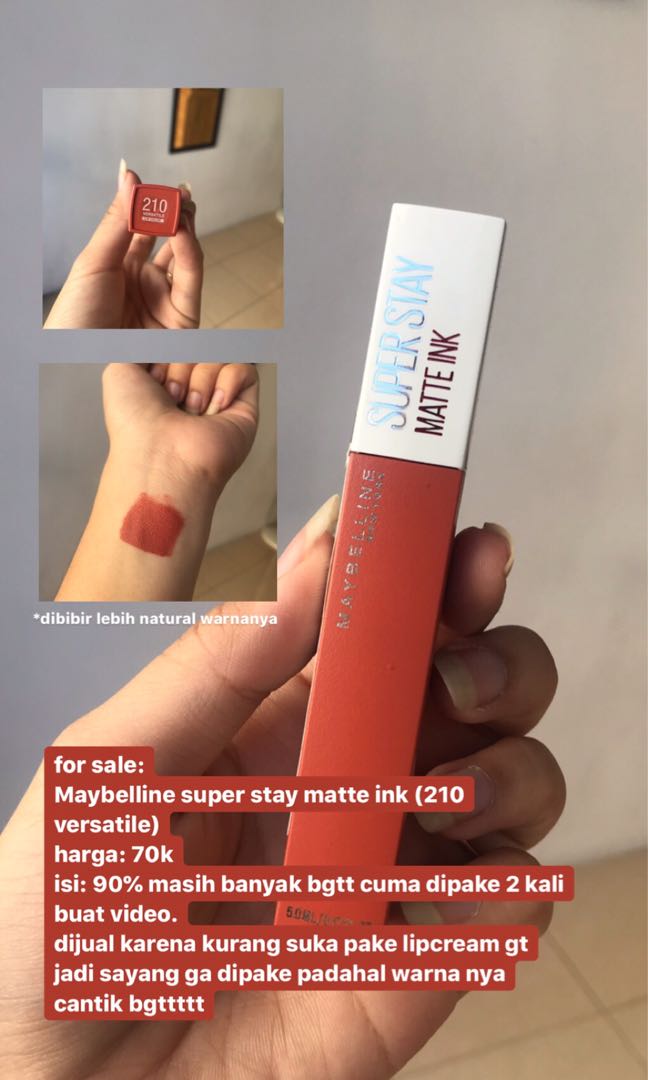lip cream maybelline no 210