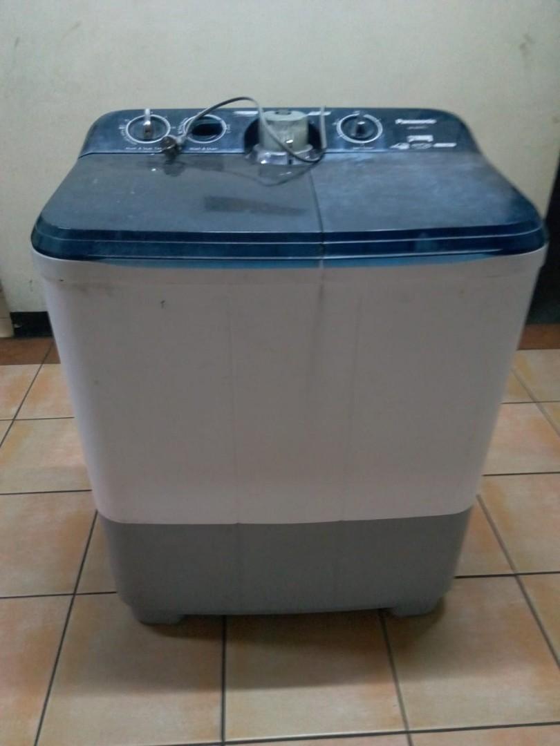 Mesin Cuci Panasonic 2 Tabung 8kg Elektronik Lainnya Di Carousell Setiap tabung dalam mesin cuci 2 tabung memiliki fungsi berbeda. mesin cuci panasonic 2 tabung 8kg