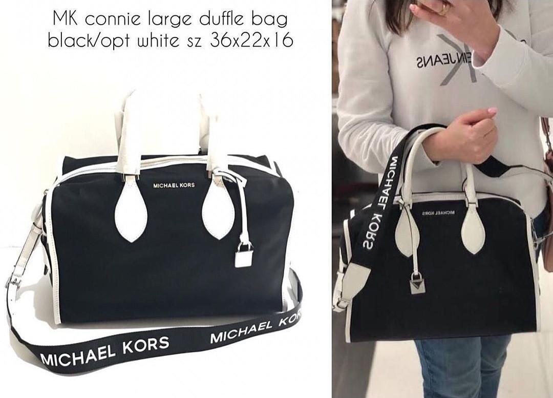 Michael Kors Connie Large Duffle 36 22 16 Barang Mewah Tas
