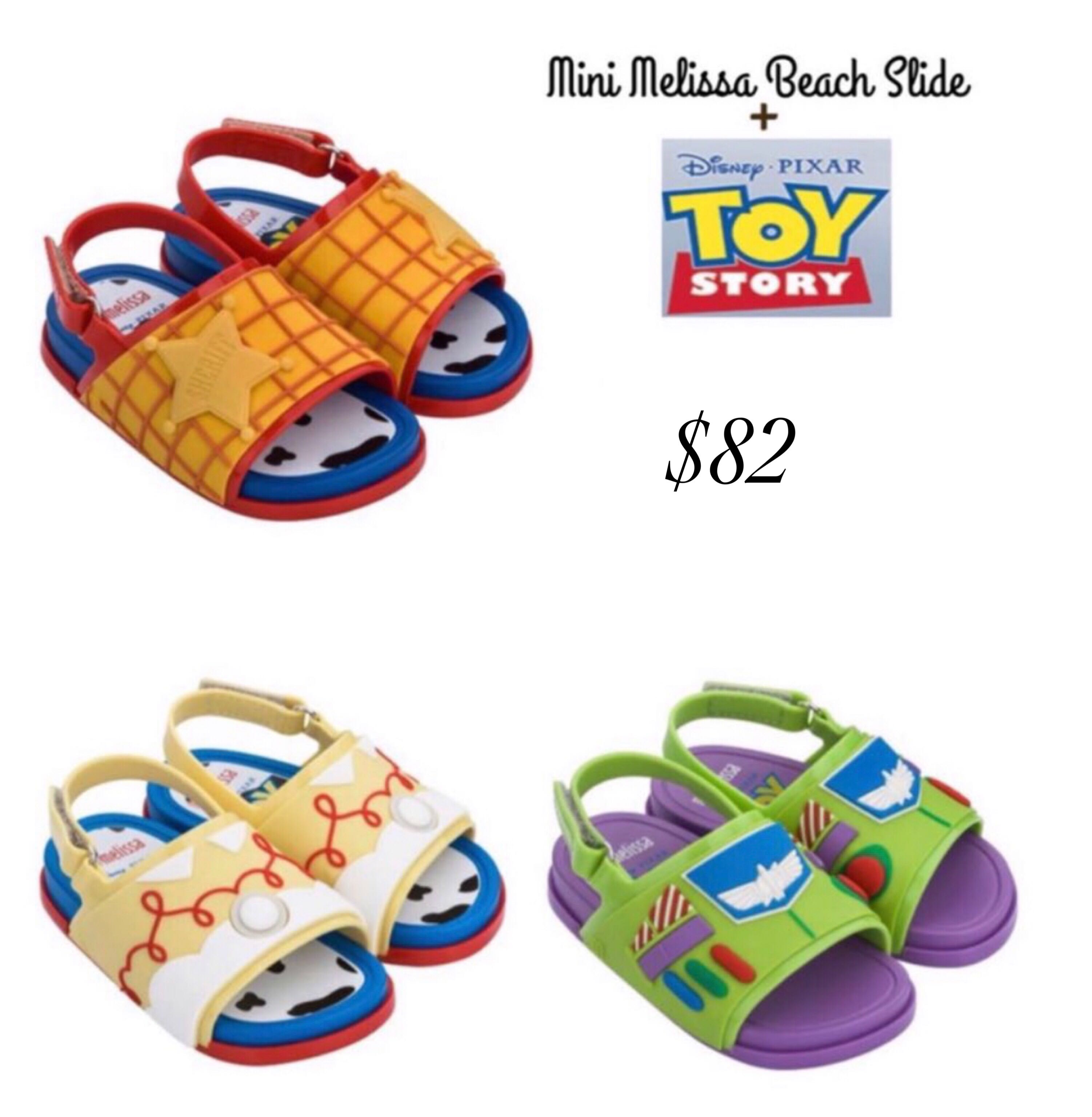 Mini Melissa Beach Slide + Toy Story 