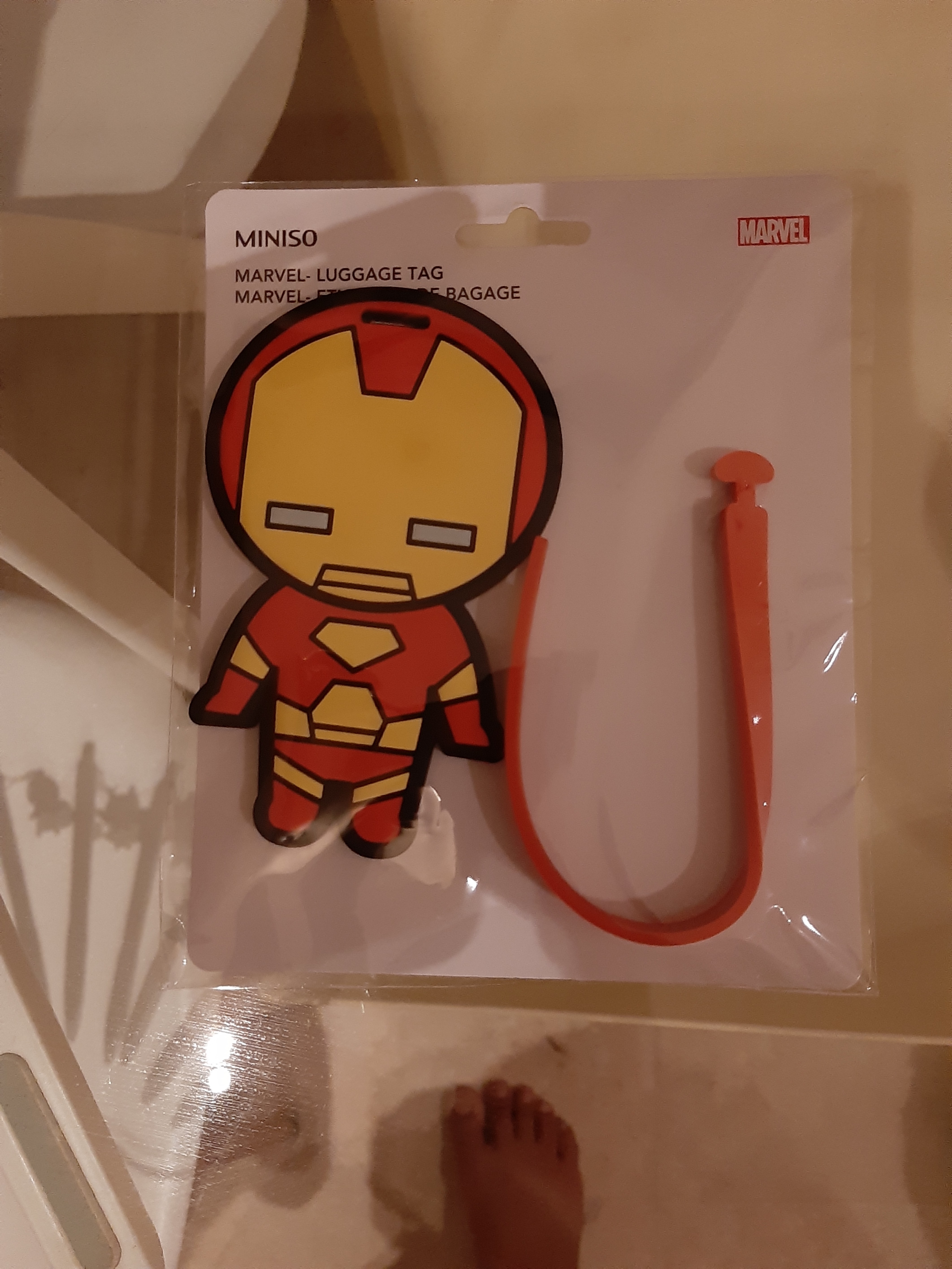 Iron man luggage tag online