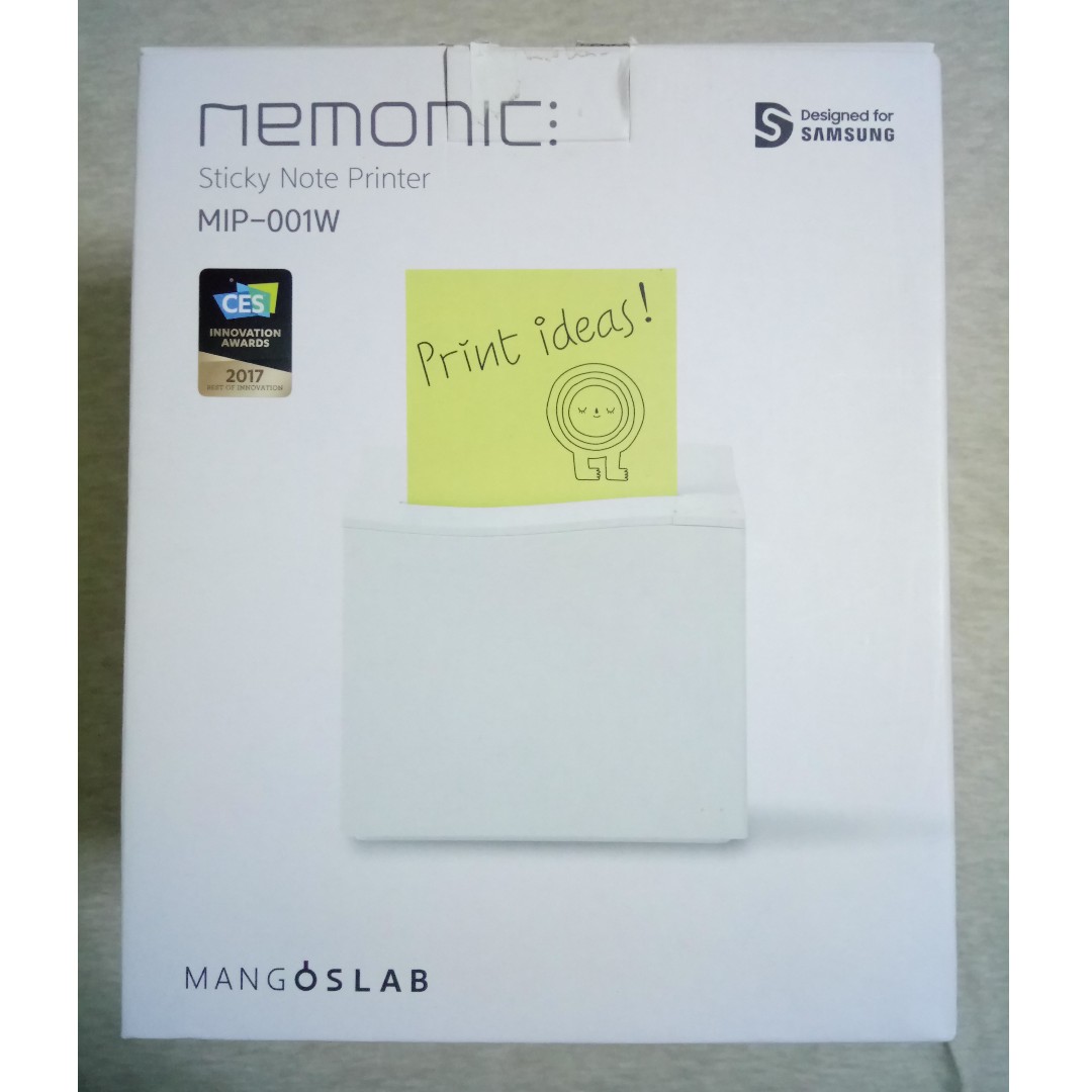 NEMONIC Sticky Note Printer with extra cartridge, Computers & Tech ...