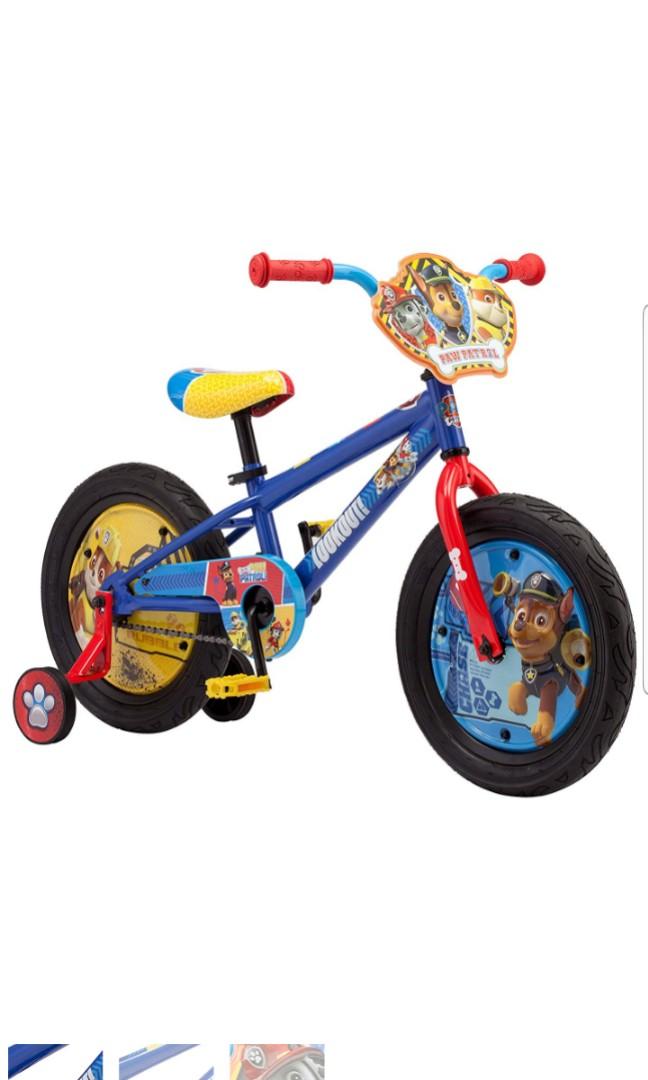 paw patrol ride on bike