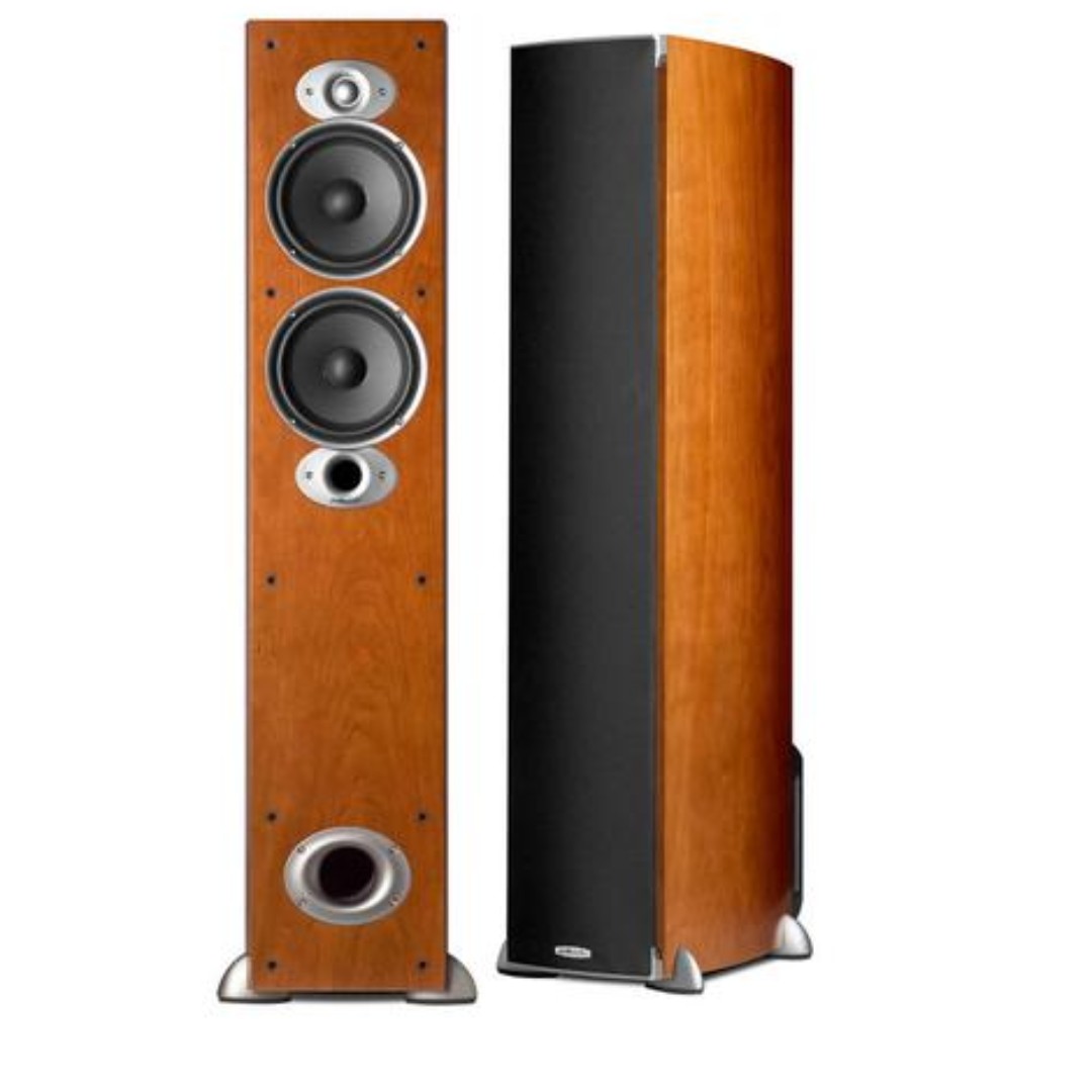 Polk Audio RTi A5 floorstanding tower speakers for home theater and