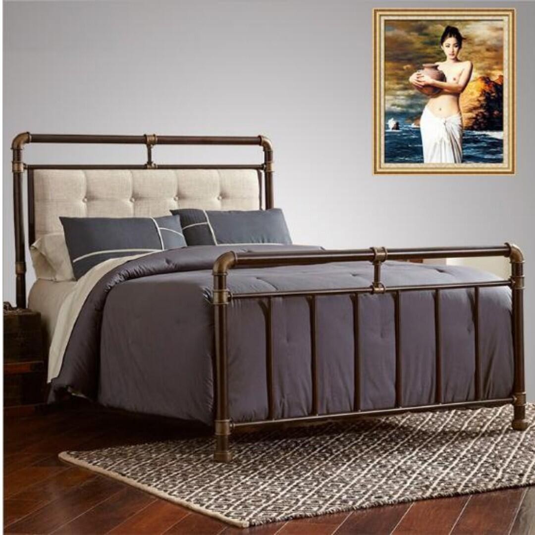 Pro POIndustrial Pipe / Loft /Vintage Bed Frame BF, Furniture & Home