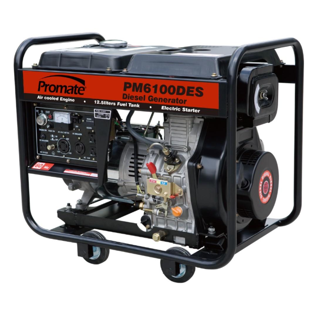 Promate PM6100D ES Diesel Generator, Construction & Industrial