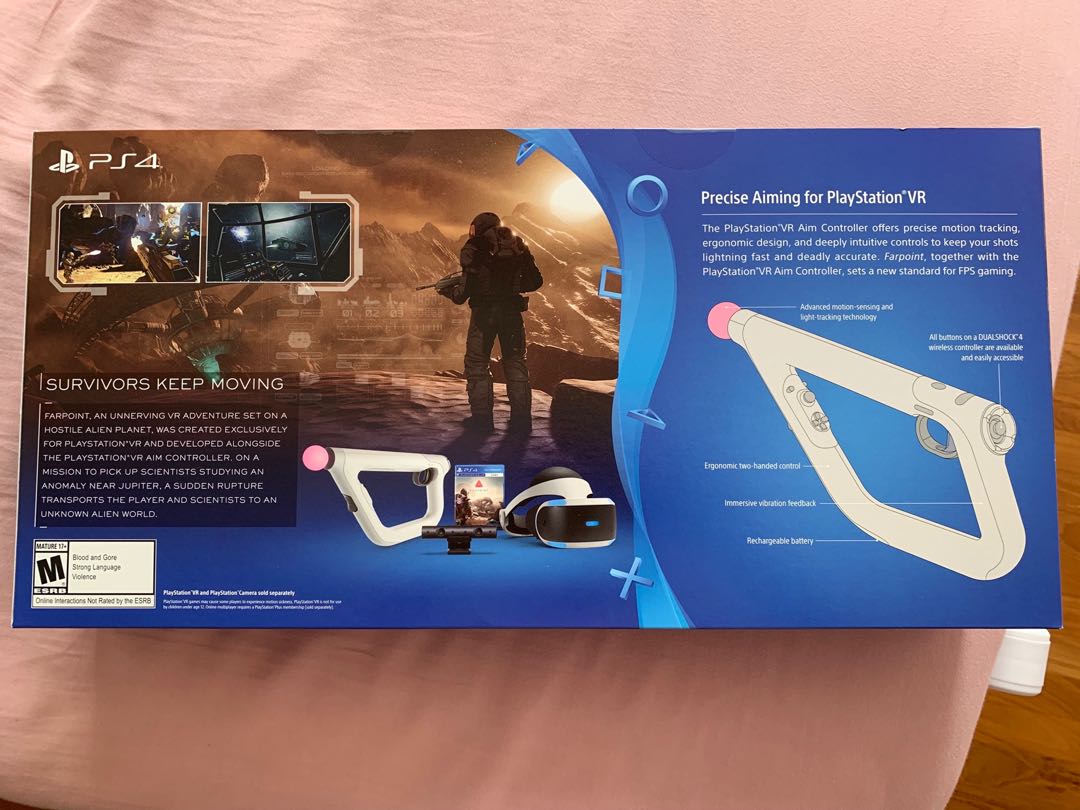 Ps4 Vr Gun With The Farpoint Game Video Gaming Video Games Playstation On Carousell