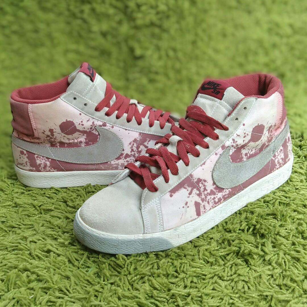 nike sb blazer blood splatter