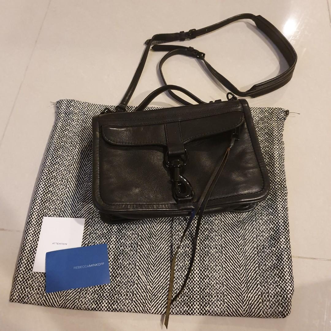 black rebecca minkoff crossbody