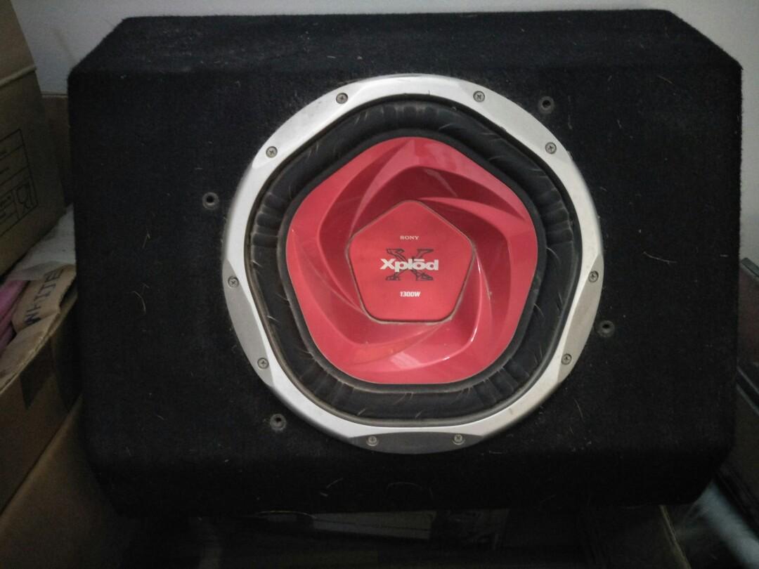 sony xplod 1300w subwoofer specs
