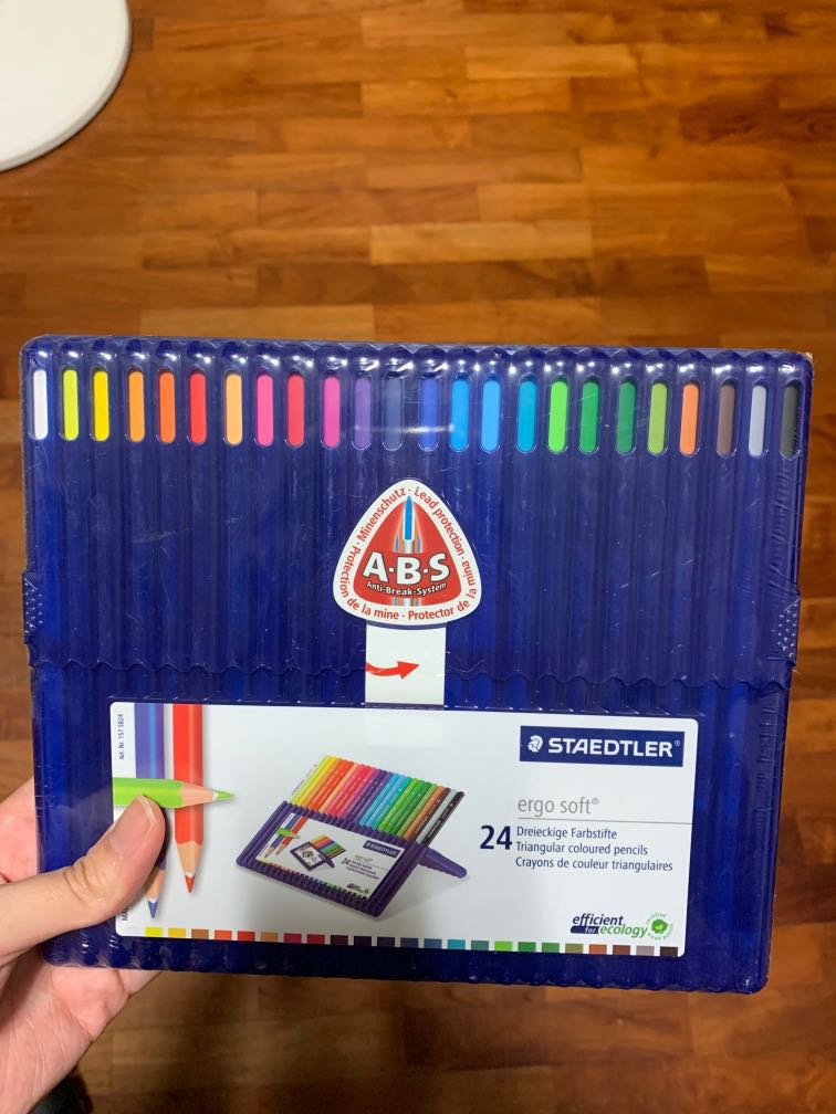 Staedtler Eego Soft Set Of 24 Colour Pencils Books Stationery