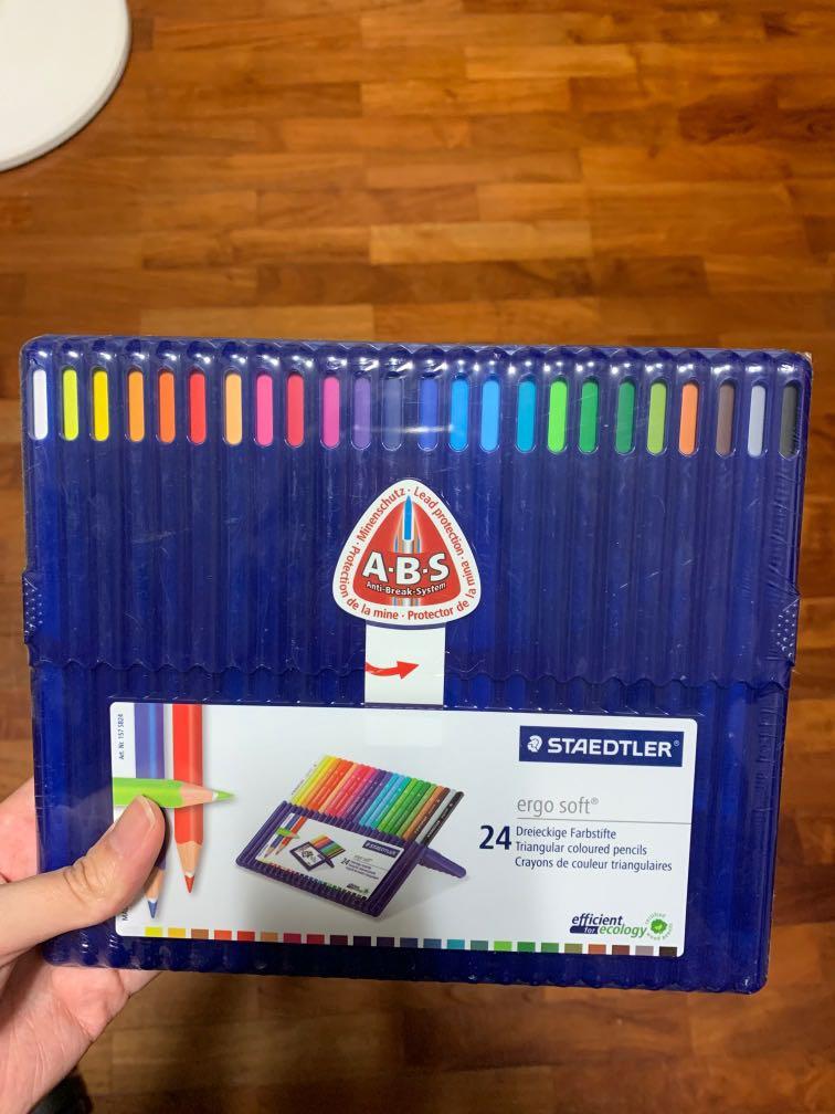 Staedtler Eego Soft Set Of 24 Colour Pencils Books Stationery