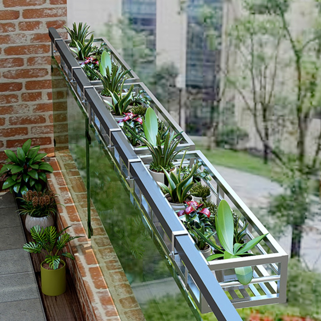 Stainless Steel Rack for Pots (Balcony), Furniture & Home Living ...