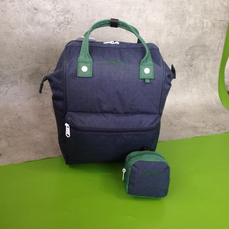Tas Import Original Anello New Backpack With Small Pouch 3 on Carousell