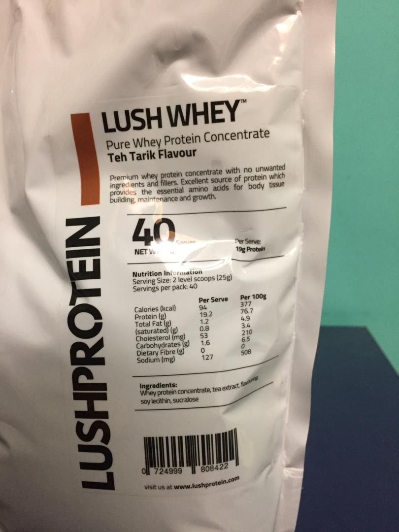 Teh Tarik flavour Protein Powder Original weight is 1kg (unopened