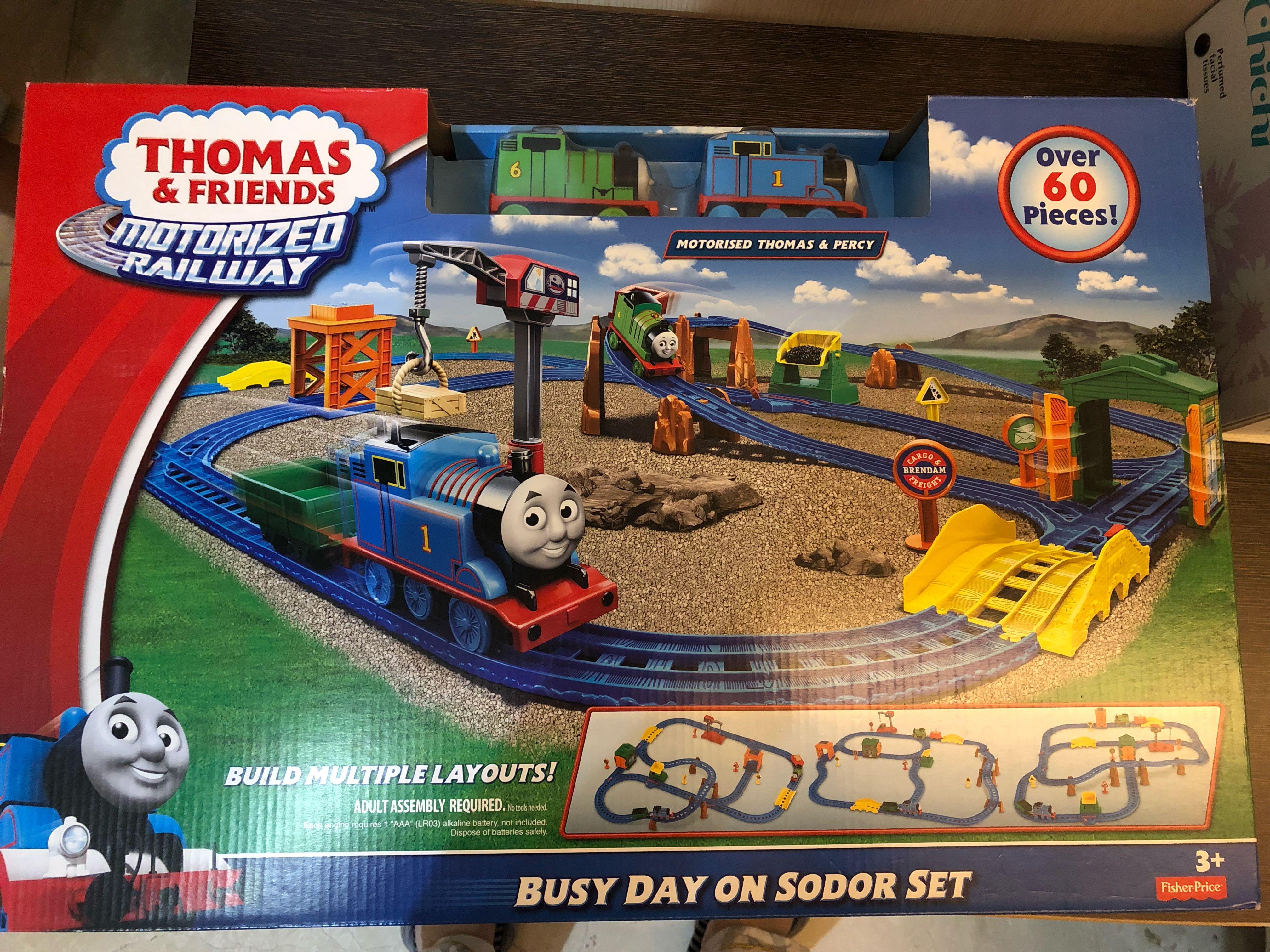 thomas and friends busy day on sodor set