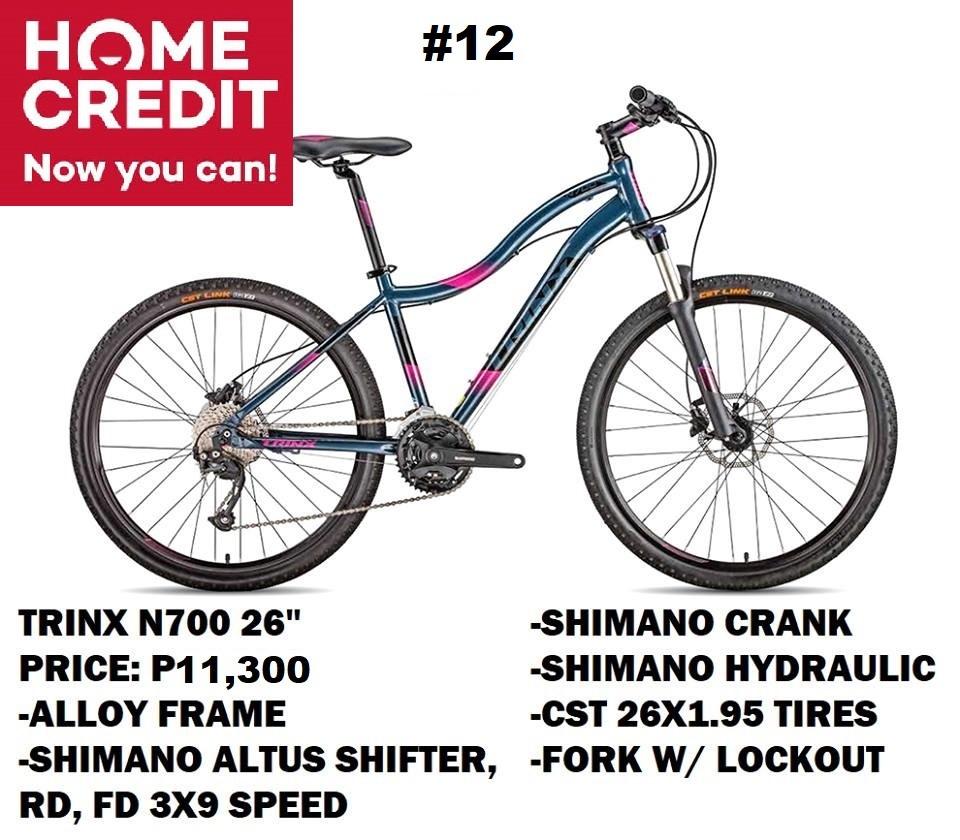 Trinx N700 Ladies Mountain Bike Shimano Altus 9speed Hydraulic