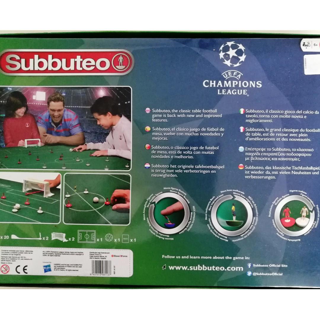 Jogo Subbuteo Uefa Champion League - Playset