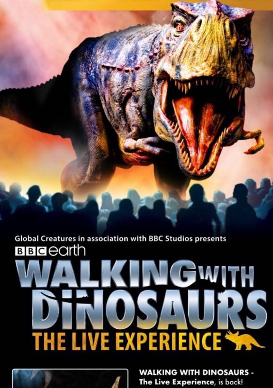 Walking with Dinosaurs The Live Experience (CAT2 Seating) 2 tickets , Tickets & Vouchers