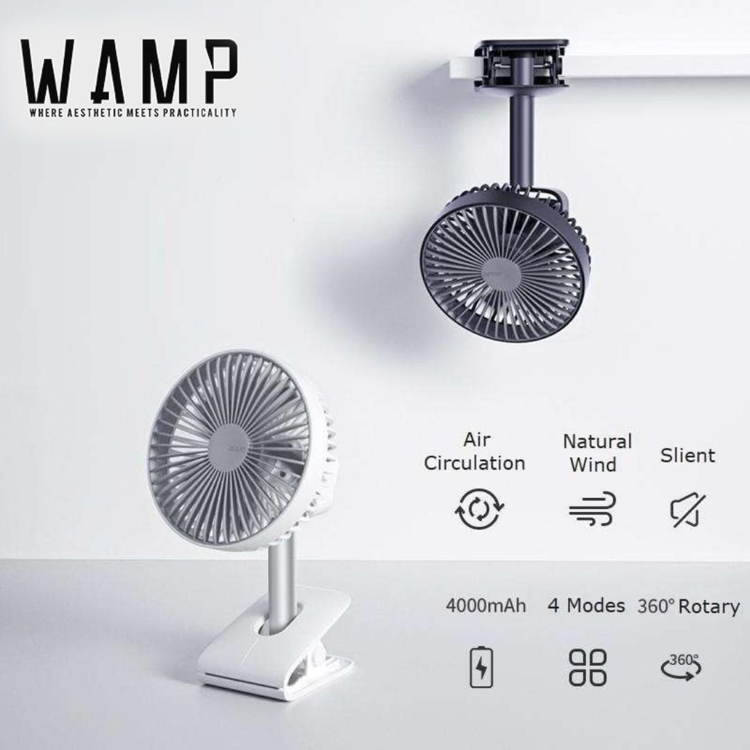 clamp on desk fan