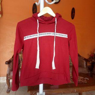 Hoodie maroon