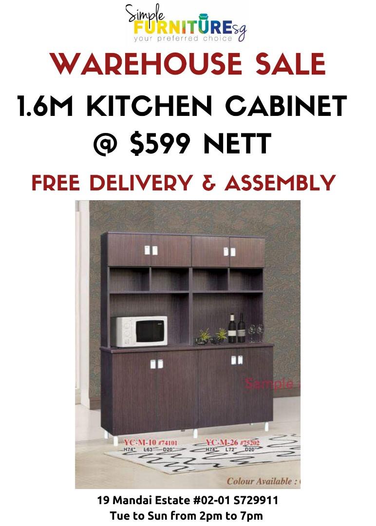 1 6m Kitchen Cabinet Warehouse Sale Furniture Shelves Drawers On Carousell