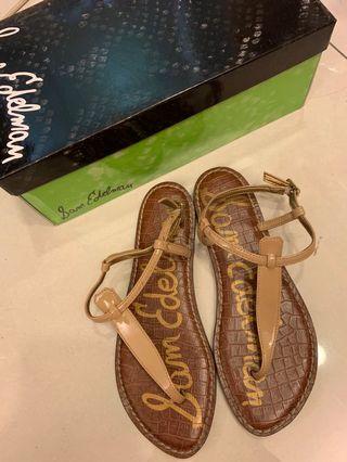 正品Sam edelman Gigi 超美奶茶色涼鞋