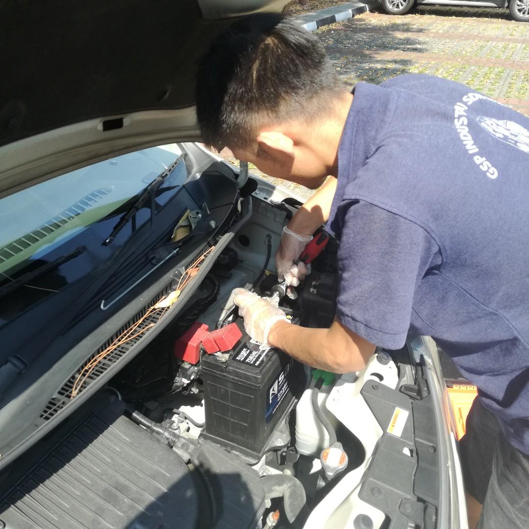 24 Hours Jump Start Car Battery Change Service Car Accessories