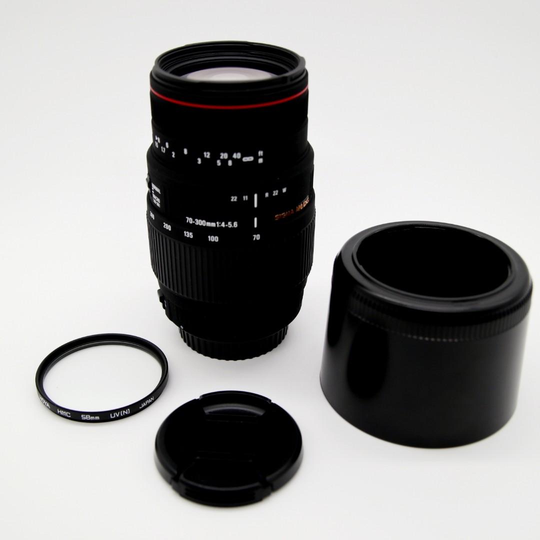 清防潮箱※ 90%新Sigma APO 70-300mm F4-5.6 DG MACRO (for Canon), 攝影器材, 鏡頭及裝備-  Carousell