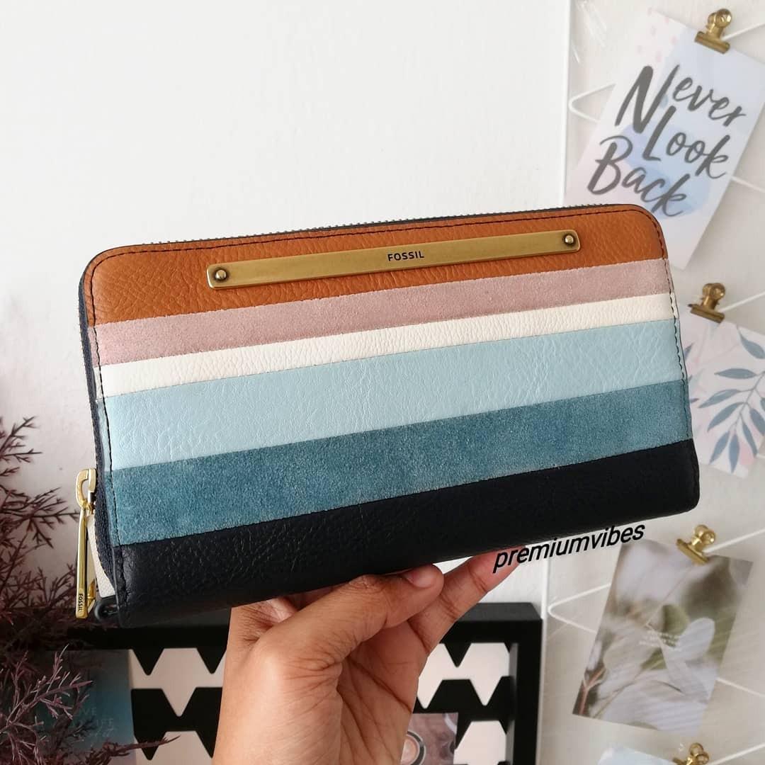 Fossil liza on sale zip clutch