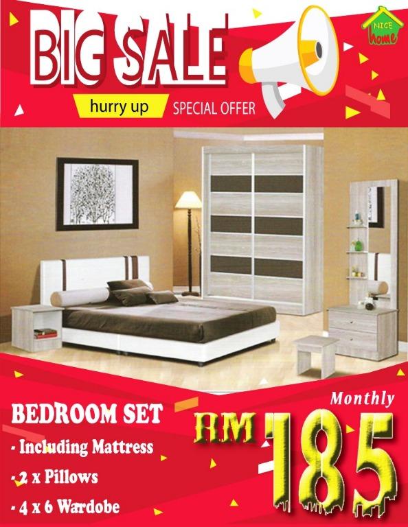 Ansuran Murah Bedroom Set Home Furniture Furniture On Carousell