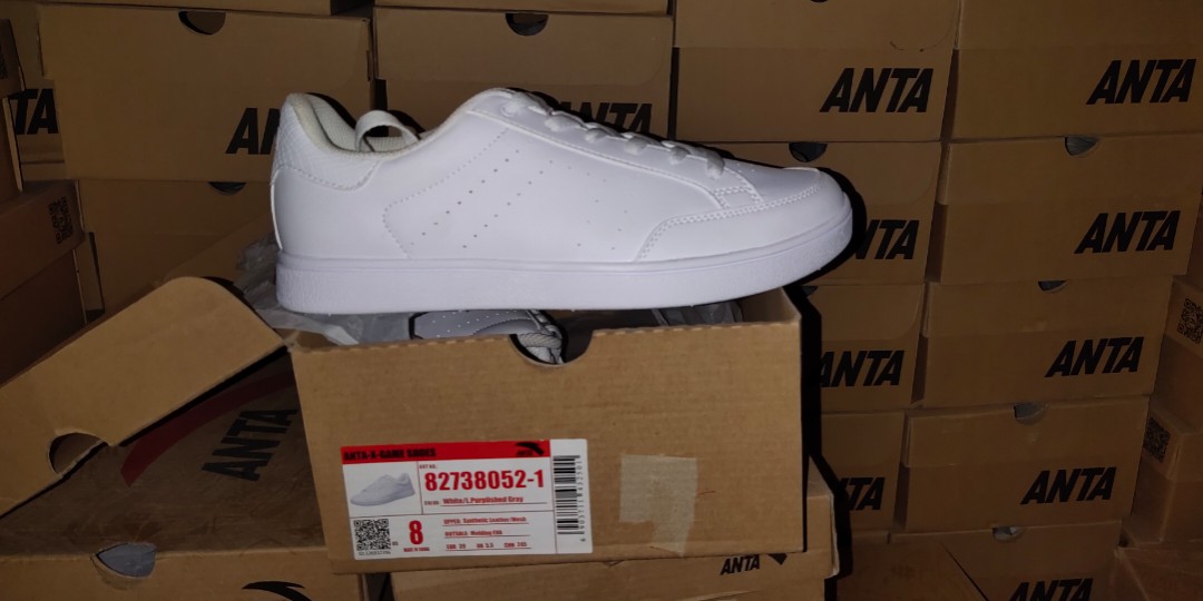 Anta white shoes, Women's Fashion, Footwear, Sneakers on Carousell