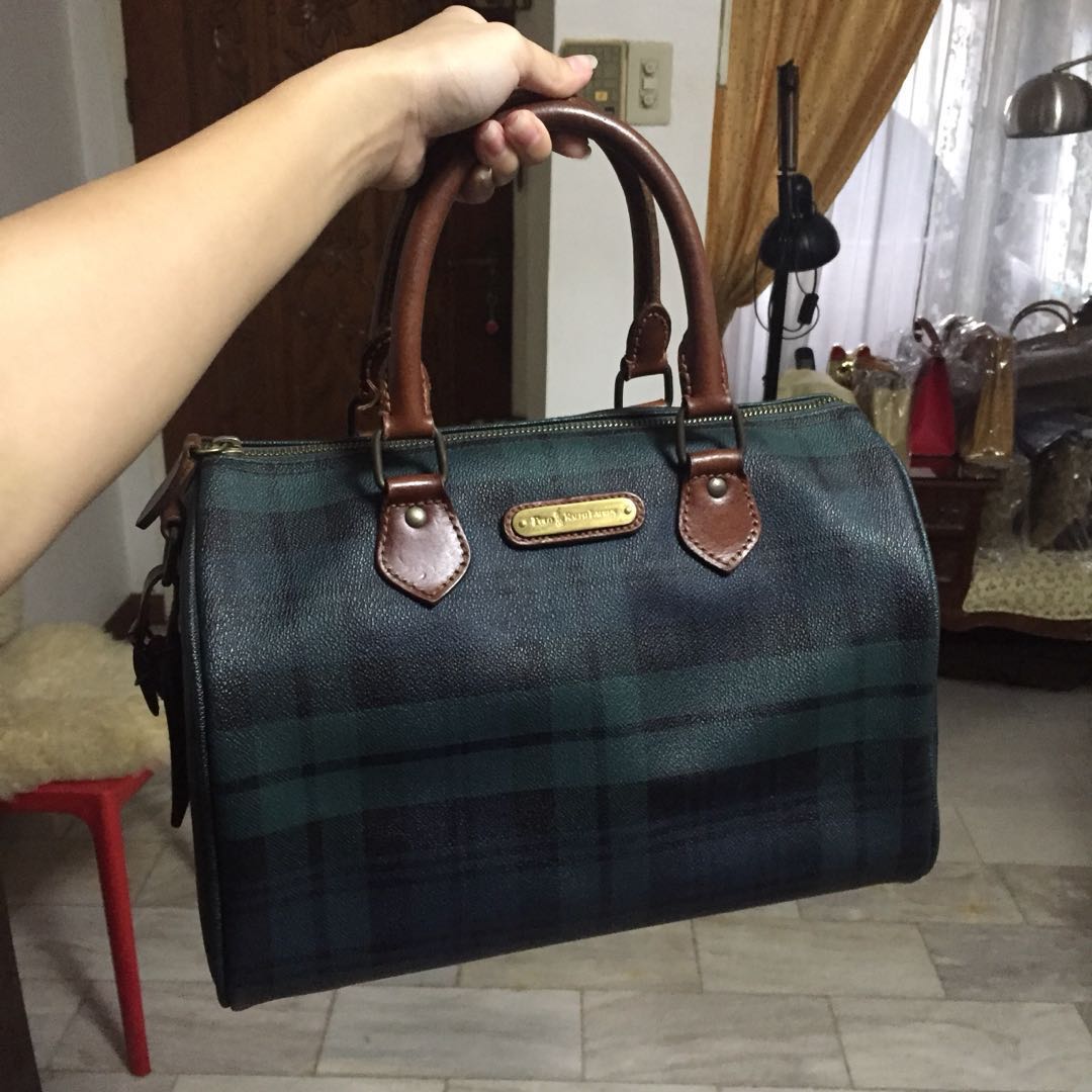 Auth Ralph Lauren boston bag, Women's Fashion, Bags & Wallets
