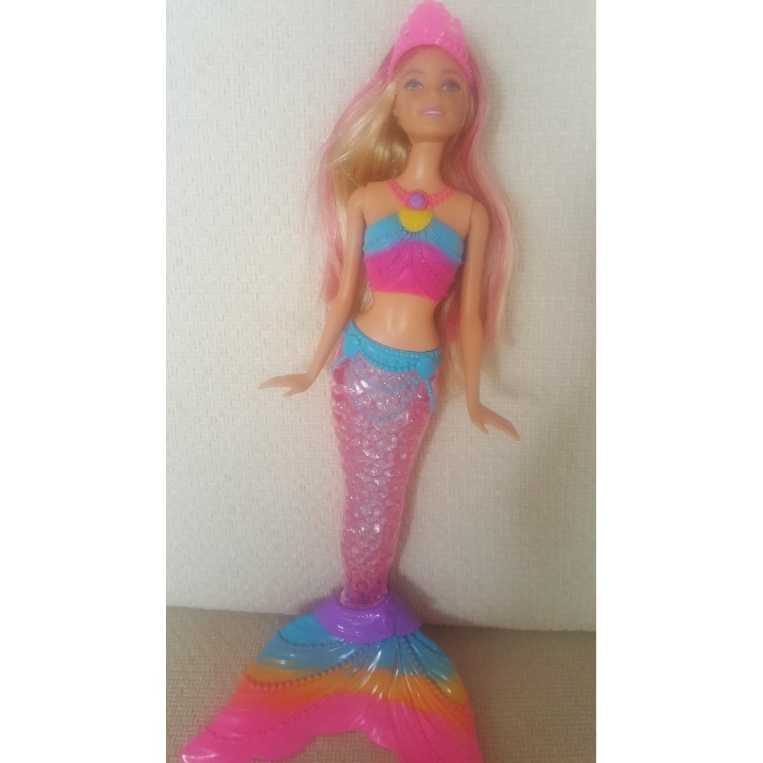 light up mermaid barbie waterproof