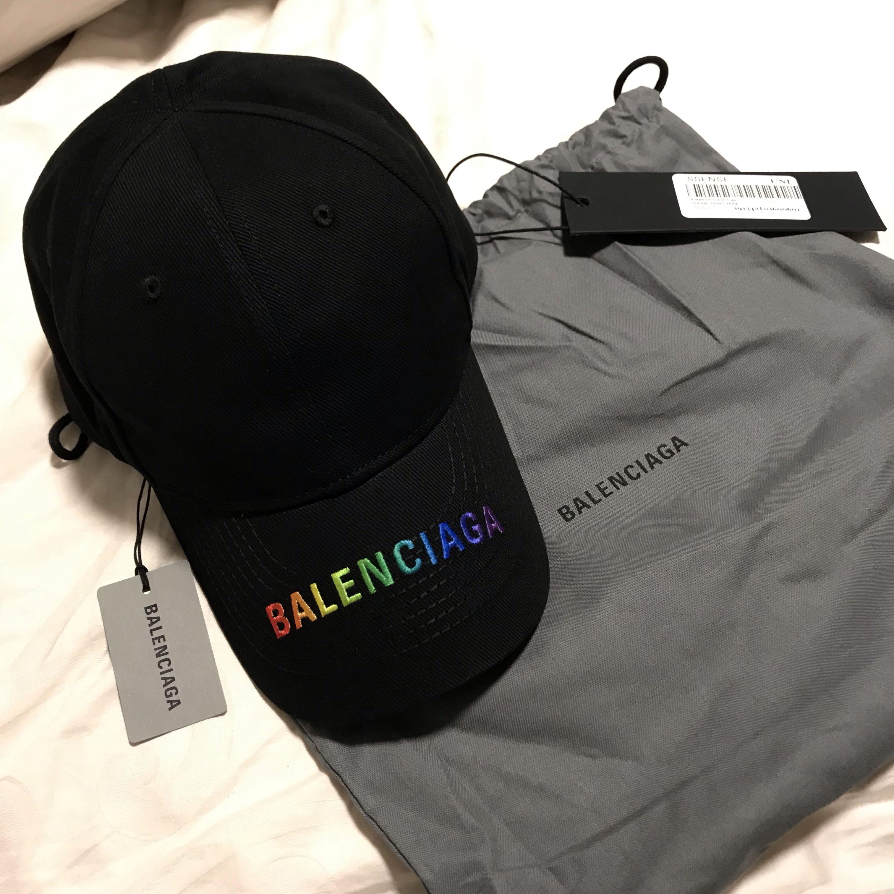 balenciaga hat rainbow