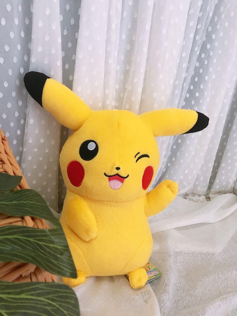 Original Banpresto Craneking Pokemon Pikachu Wink Sun Moon Plushie