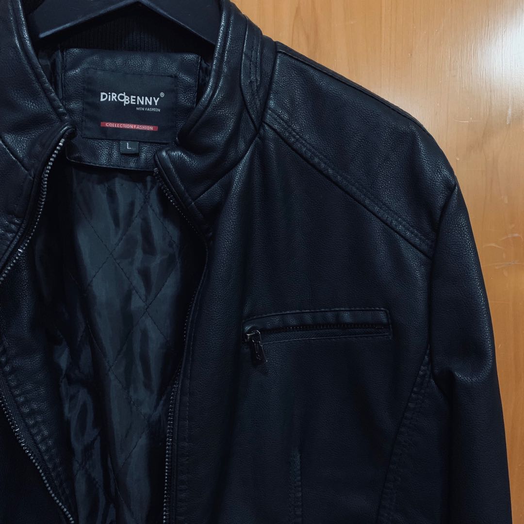 Black Biker Leather Jacket