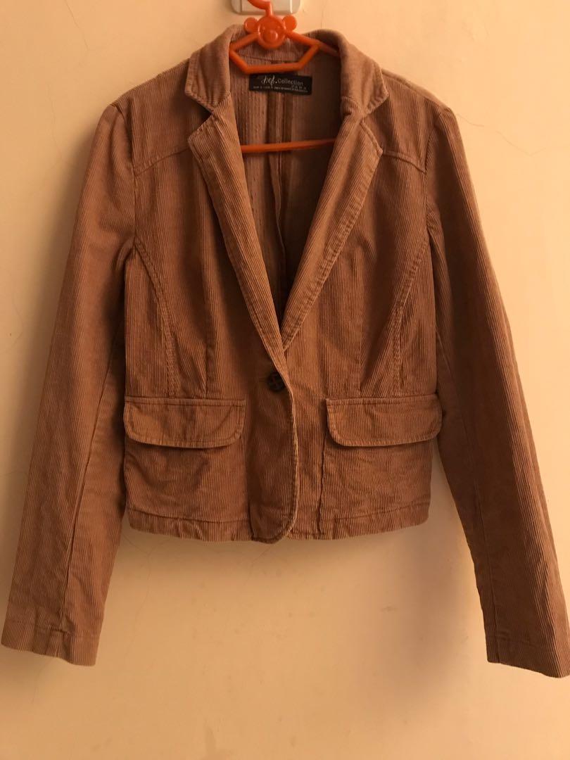 Corduroy blazer zara outlet
