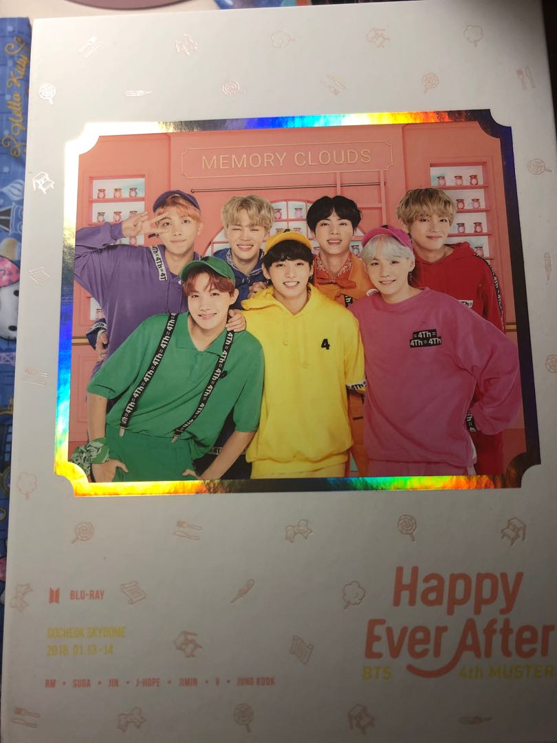 BTS HAPPY EVER AFTER 4TH MUSTER BLU-RAY, 興趣及遊戲, 收藏品