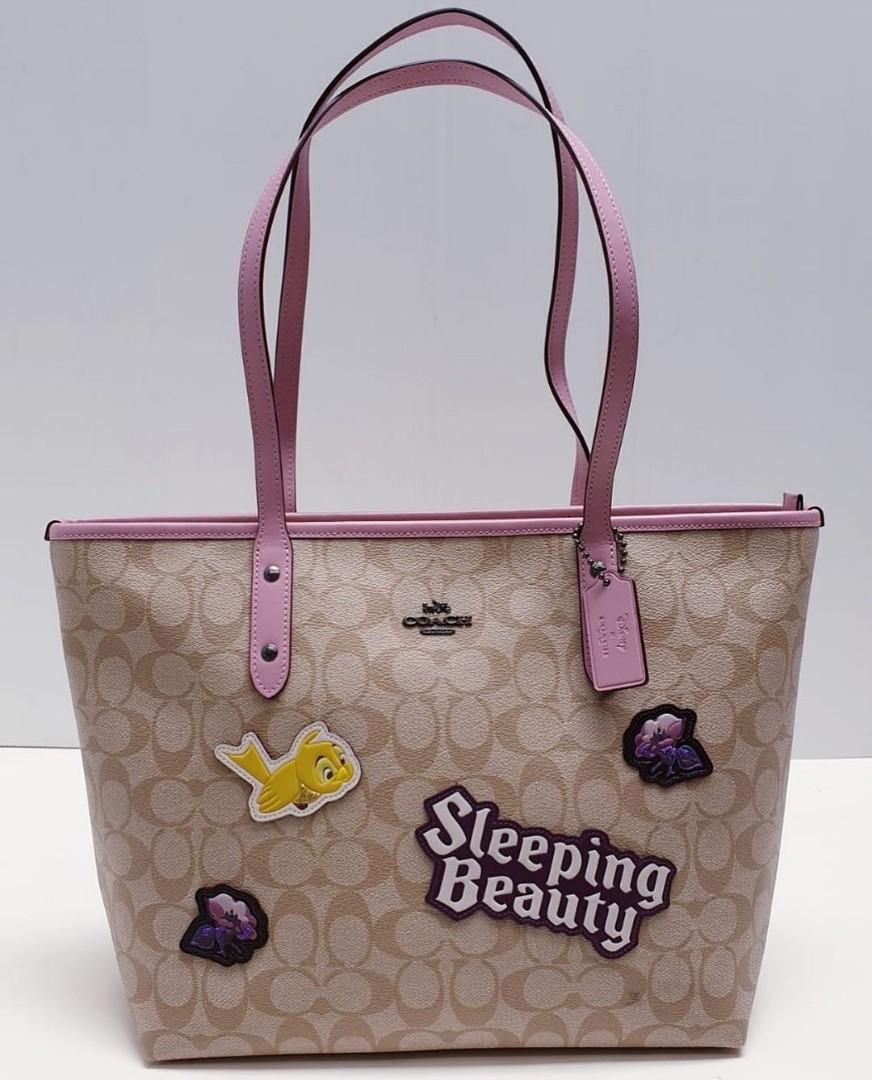 Coach sleeping beauty tote on sale