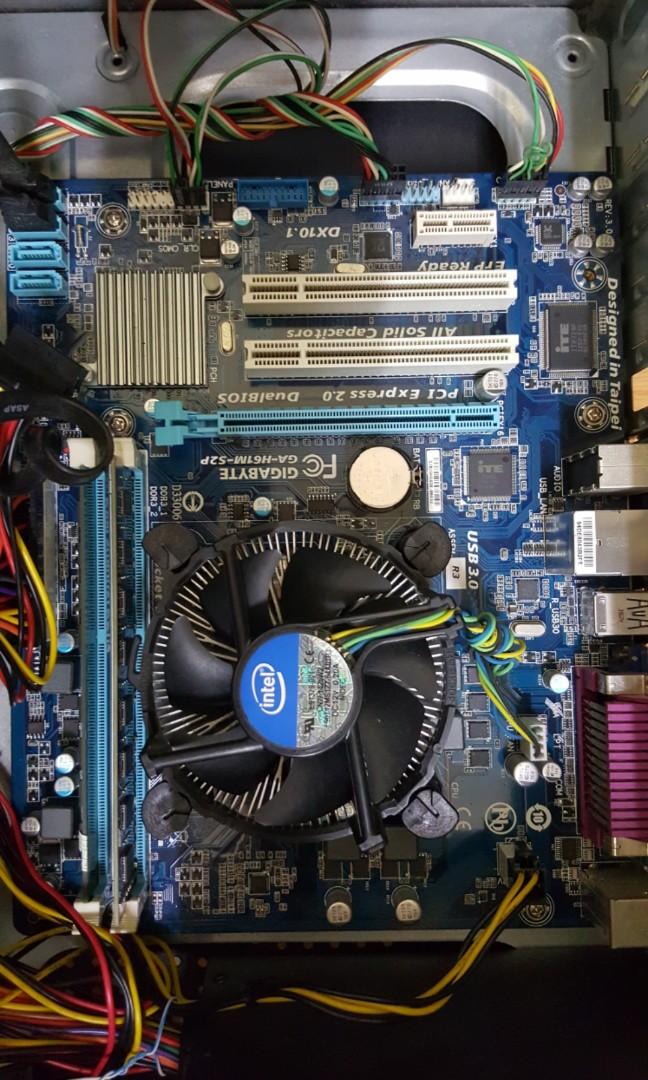 Computer Set (Category: Desktops) located in Kuala Lumpur. Submitted by avenuebay (Listing ID 247075368, Image 3). Description: Very clean and good condition, Come with AOC 20 inch monitor ( ips panel ) i2080sw, monitor use only few month, still got warranty Pentium G620 4gb ddr3 ram Gigabyte main board socket 1155 ( usb 3 ) Ssd 120gb Dvdrw Aoc monitor i2080sw Keyboard mouse.