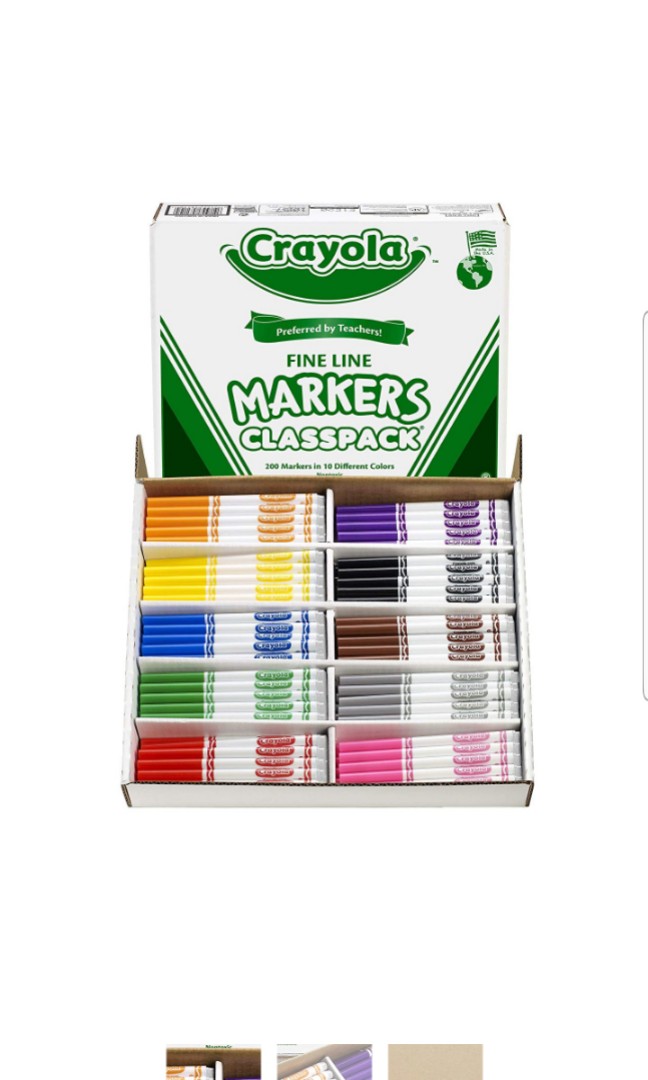 felt markers crayola